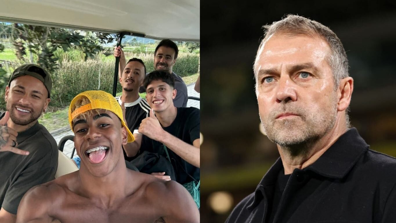 Hansi Flick, Neymar and Yamal