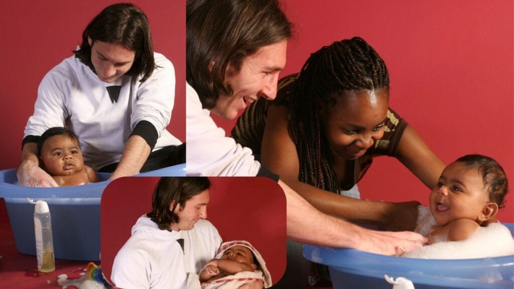 Baby Lamine Yamal and Lionel Messi
