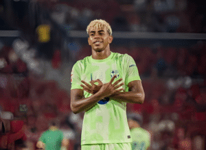 Barcelona’s Lamine Yamal's iconic 304 celebration