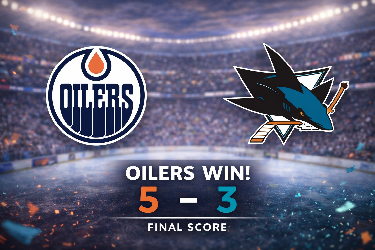 Oilers coach points to improved urgency in win over Sharks