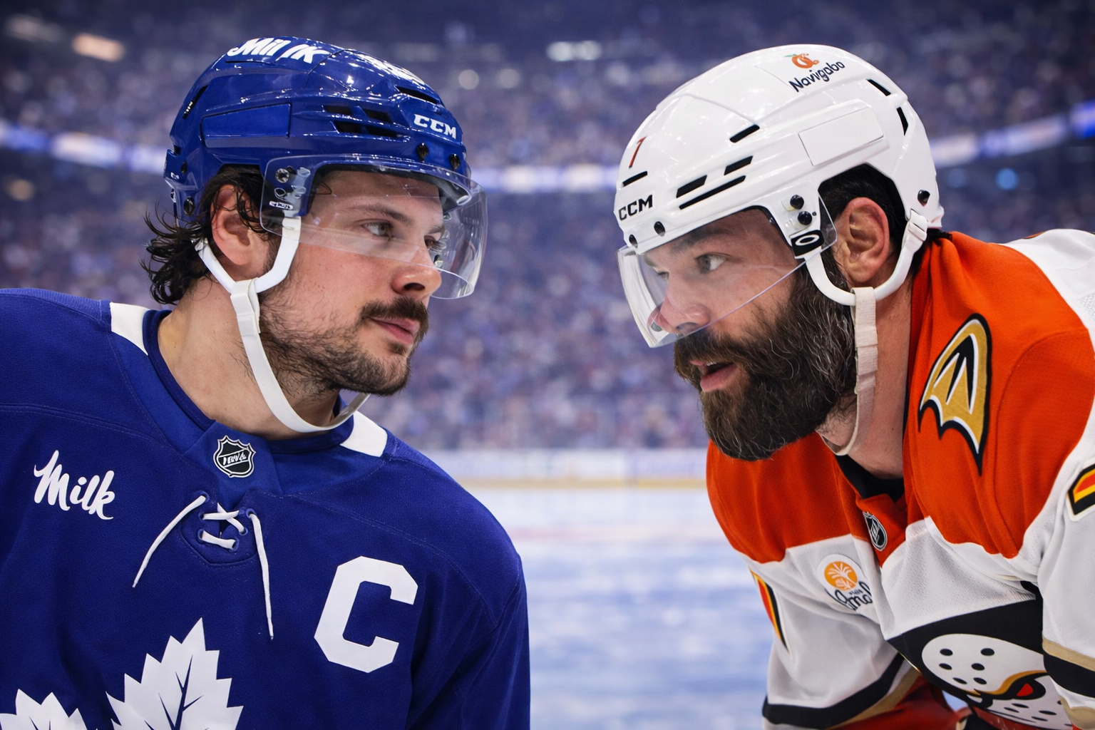 Maple Leafs coach sends ‘be physical & be hard’ message before Ducks rematch